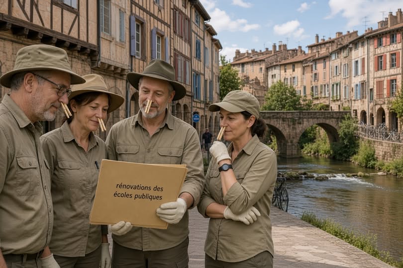 DECOUVERTE ARCHEOLOGIQUE - CASTRES : Les archéologues découvrent une étrange continuité entre les latrines du XIe siècle et la politique sociale actuelle 799503706 122117628675321410 5300097522137842154 n